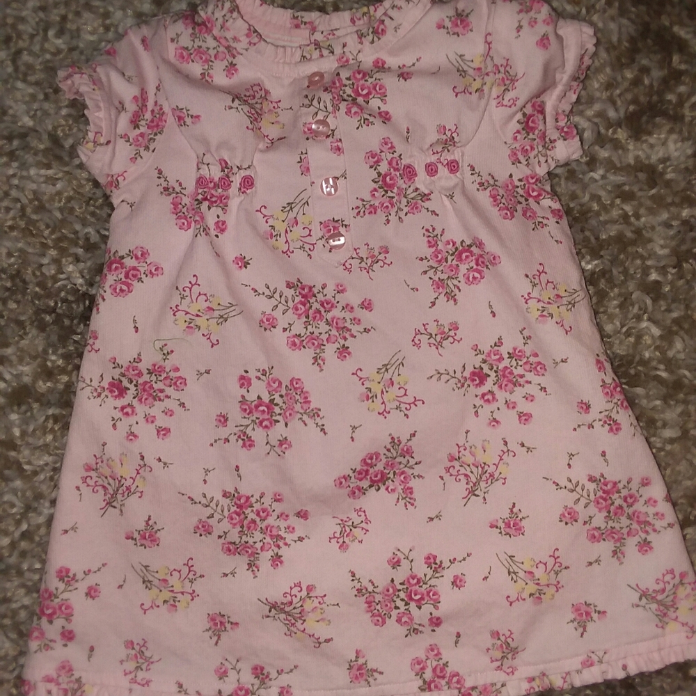 100% cotton floral dress